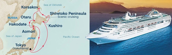 Bild Routenbeispiel 9 Nächte Tokyo über Shiretoko und Otaru zurück nach Tokyo